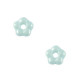 Czech glass beads flower 5mm - Alabaster Light blue 02010-29313